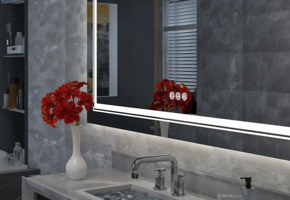 make up vanity with lighted mirror